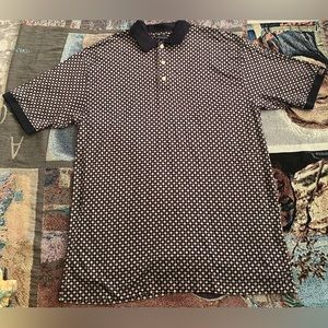 Vintage Dockers Golf Polo Golf Ball Print Shirt Medium Men’s